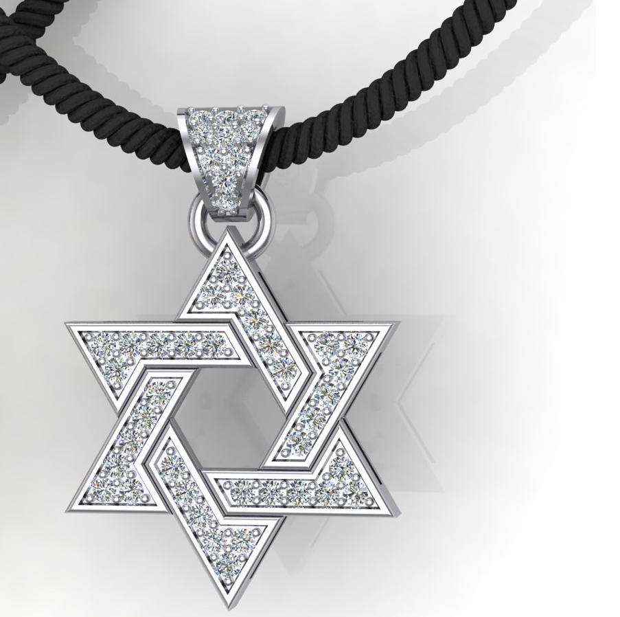 תליוני יהלומים - PD-751 W-M